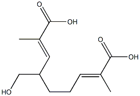 Bismethacrylic acid 1-hydroxymethyl-1,3-propanediyl ester Structure