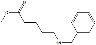 5-(Benzylamino)pentanoic acid methyl ester Structure