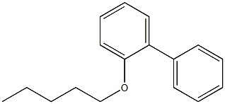 2-Pentyloxy-1,1'-biphenyl 구조식 이미지