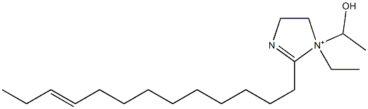 1-Ethyl-1-(1-hydroxyethyl)-2-(10-tridecenyl)-2-imidazoline-1-ium 구조식 이미지