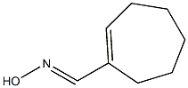 Cycloheptene-1-carbaldehyde oxime 구조식 이미지