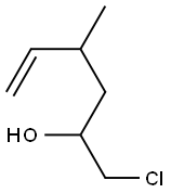 1-Chloro-4-methyl-5-hexen-2-ol 구조식 이미지