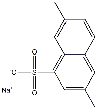 3,7-Dimethyl-1-naphthalenesulfonic acid sodium salt 구조식 이미지