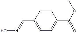 4-(Methoxycarbonyl)benzaldehydeoxime Structure