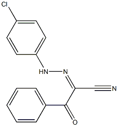 2-[2-(4-Chlorophenyl)hydrazono]-2-benzoylacetonitrile 구조식 이미지