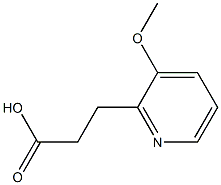 3-(3-Methoxy-2-pyridinyl)propanoic acid 구조식 이미지