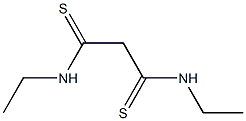 1,3-Bis(ethylamino)propane-1,3-dithione 구조식 이미지