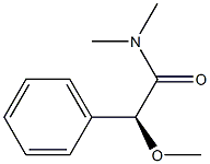(2S)-N,N-Dimethyl-2-methoxy-2-phenylacetamide 구조식 이미지