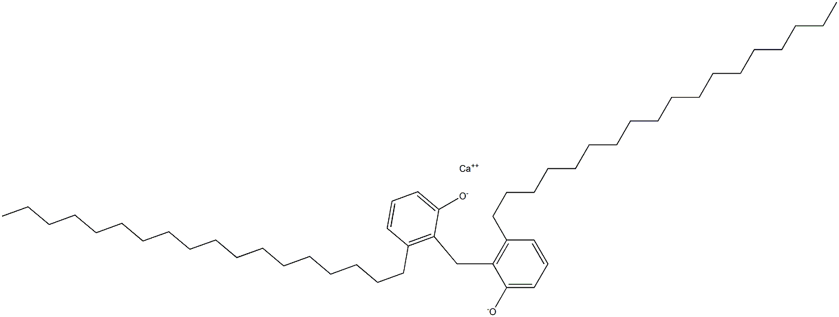 Calcium 2,2'-methylenebis(3-octadecylphenoxide) Structure