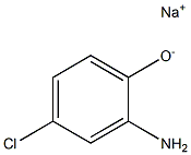 Sodium 2-amino-4-chlorophenolate 구조식 이미지