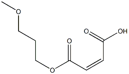 Maleic acid hydrogen 1-(3-methoxypropyl) ester 구조식 이미지