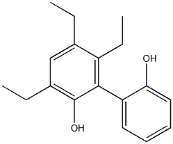 3,5,6-Triethyl-1,1'-biphenyl-2,2'-diol 구조식 이미지