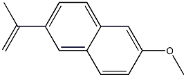 2-Isopropenyl-6-methoxynaphthalene Structure