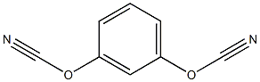 1,3-Phenylenebiscyanate 구조식 이미지
