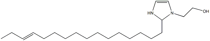 2-(13-Hexadecenyl)-4-imidazoline-1-ethanol Structure