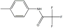 N-(4-Methylphenyl)-2,2,2-trifluoroacetamide Structure