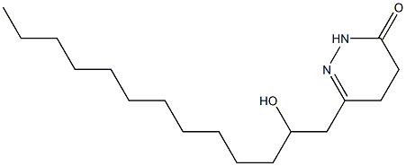 4,5-Dihydro-6-[2-hydroxytridecyl]pyridazin-3(2H)-one Structure