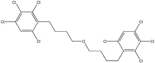2,4,5,6-Tetrachlorophenylbutyl ether 구조식 이미지