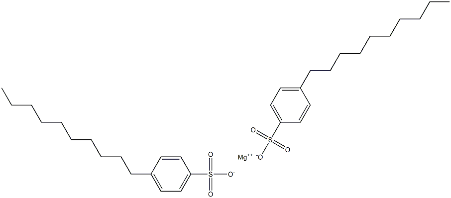 Bis(4-decylbenzenesulfonic acid)magnesium salt 구조식 이미지