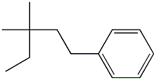 3,3-Dimethylpentylbenzene 구조식 이미지