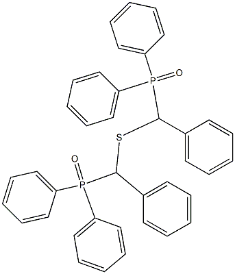 Phenyl(diphenylphosphinylmethyl) sulfide 구조식 이미지