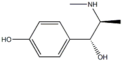 4-[(1R,2S)-1-Hydroxy-2-(methylamino)propyl]phenol 구조식 이미지
