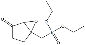 (4-Oxo-6-oxabicyclo[3.1.0]hexan-1-yl)methylphosphonic acid diethyl ester Structure