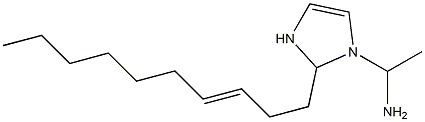 1-(1-Aminoethyl)-2-(3-decenyl)-4-imidazoline Structure