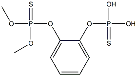 (1,2-Phenylenedioxy)bis(thiophosphonic acid O,O-dimethyl) ester 구조식 이미지