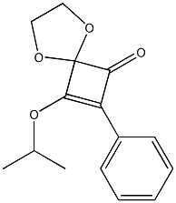 8-Isopropyloxy-7-phenyl-1,4-dioxaspiro[4.3]oct-7-en-6-one 구조식 이미지