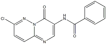 3-Benzoylamino-7-chloro-4H-pyrimido[1,2-b]pyridazin-4-one 구조식 이미지