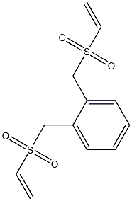 1,2-Bis(vinylsulfonylmethyl)benzene Structure