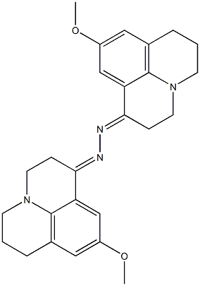 1,1'-Azinobis(2,3,6,7-tetrahydro-9-methoxy-1H,5H-benzo[ij]quinolizine) 구조식 이미지