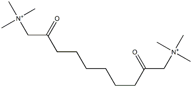 N,N,N,N',N',N'-Hexamethyl-2,9-dioxy-1,10-decanediaminium Structure