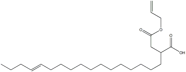 2-(13-Heptadecenyl)succinic acid 1-hydrogen 4-allyl ester Structure