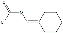 Chloroformic acid cyclohexylidenemethyl ester 구조식 이미지