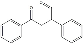 2-Phenyl-3-benzoylpropanal Structure