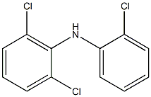 2,6-Dichlorophenyl 2-chlorophenylamine 구조식 이미지