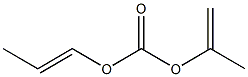 Carbonic acid 1-propenyl 1-methylethenyl ester 구조식 이미지