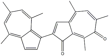 2-(4,6,8-Trimethylazulen-1-yl)-4,6,8-trimethylazulene-1,7-dione Structure