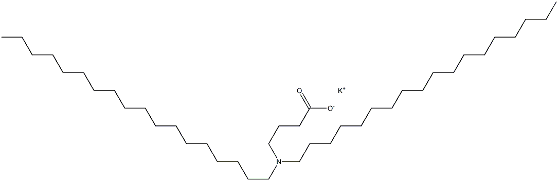 4-(Dioctadecylamino)butyric acid potassium salt 구조식 이미지