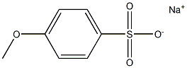 4-Methoxybenzenesulfonic acid sodium salt 구조식 이미지