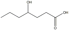 4-Hydroxyenanthic acid 구조식 이미지
