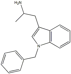 3-(2-Aminopropyl)-1-benzyl-1H-indole Structure