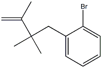 4-(2-Bromophenyl)-2,3,3-trimethyl-1-butene 구조식 이미지