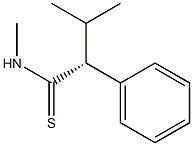 [R,(-)]-N,3-Dimethyl-2-phenylthiobutyramide 구조식 이미지