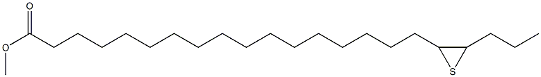 18,19-Epithiodocosanoic acid methyl ester Structure