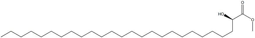 [R,(+)]-2-Hydroxyhexacosanoic acid methyl ester 구조식 이미지