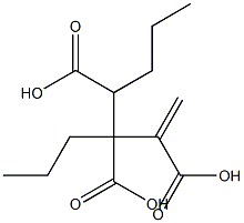 3-Butene-1,2,3-tricarboxylic acid 1,2-dipropyl ester Structure