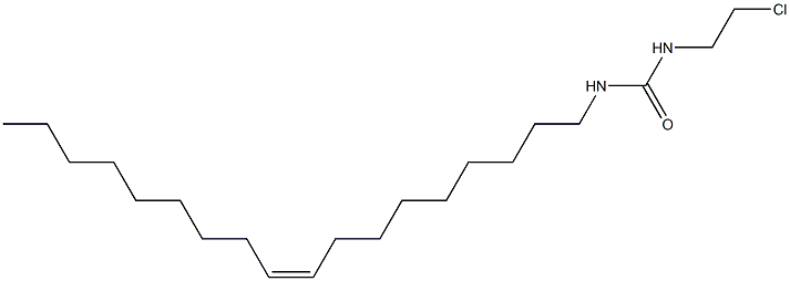 1-(2-Chloroethyl)-3-[(9Z)-9-octadecenyl]urea 구조식 이미지